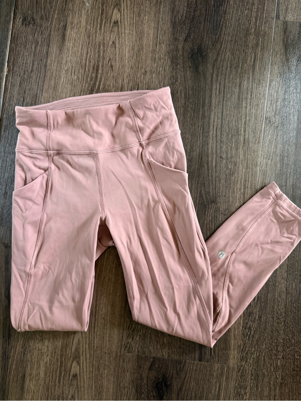 Lululemon Mauve Leggings 22” Inseam